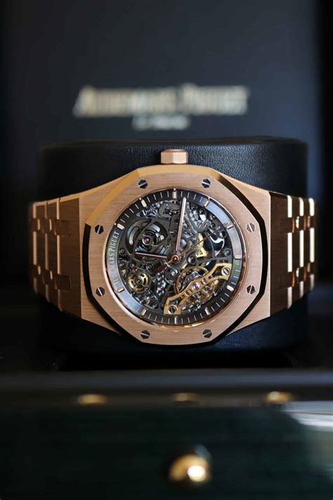 audemars piguet rose gold skeleton|Altro.